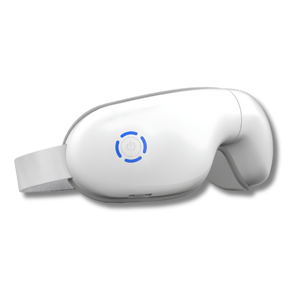 Opvarmet øjenmassageapparat – 5 tilstande til lindring af øjenbelastning, mørke rande og bedre søvn