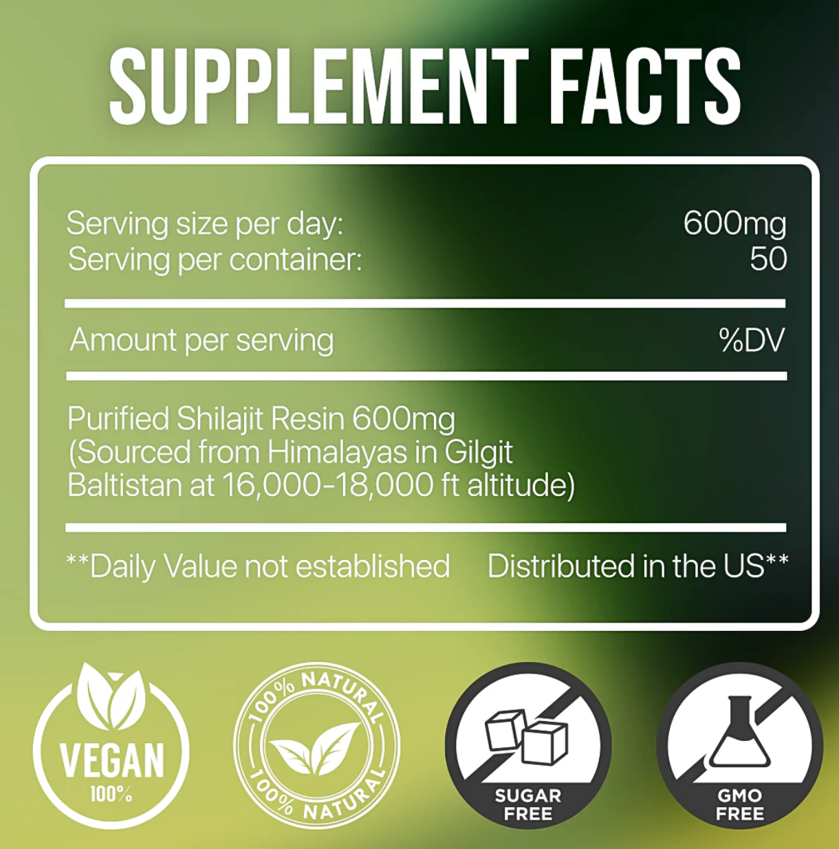 Naturlig Shilajit-harpiks