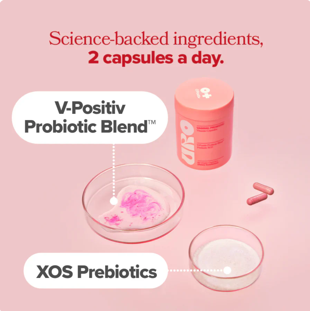 URO vaginale probiotiske kapsler for sund lugt og pH