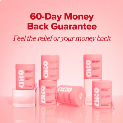 URO vaginale probiotiske kapsler for sund lugt og pH