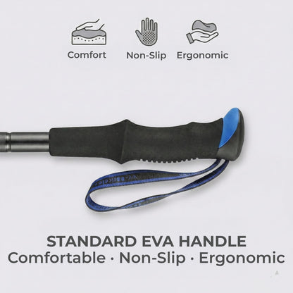 FENEIX 8-Section Collapsible Aluminum Hiking Stick - EVA Handle - product image 3