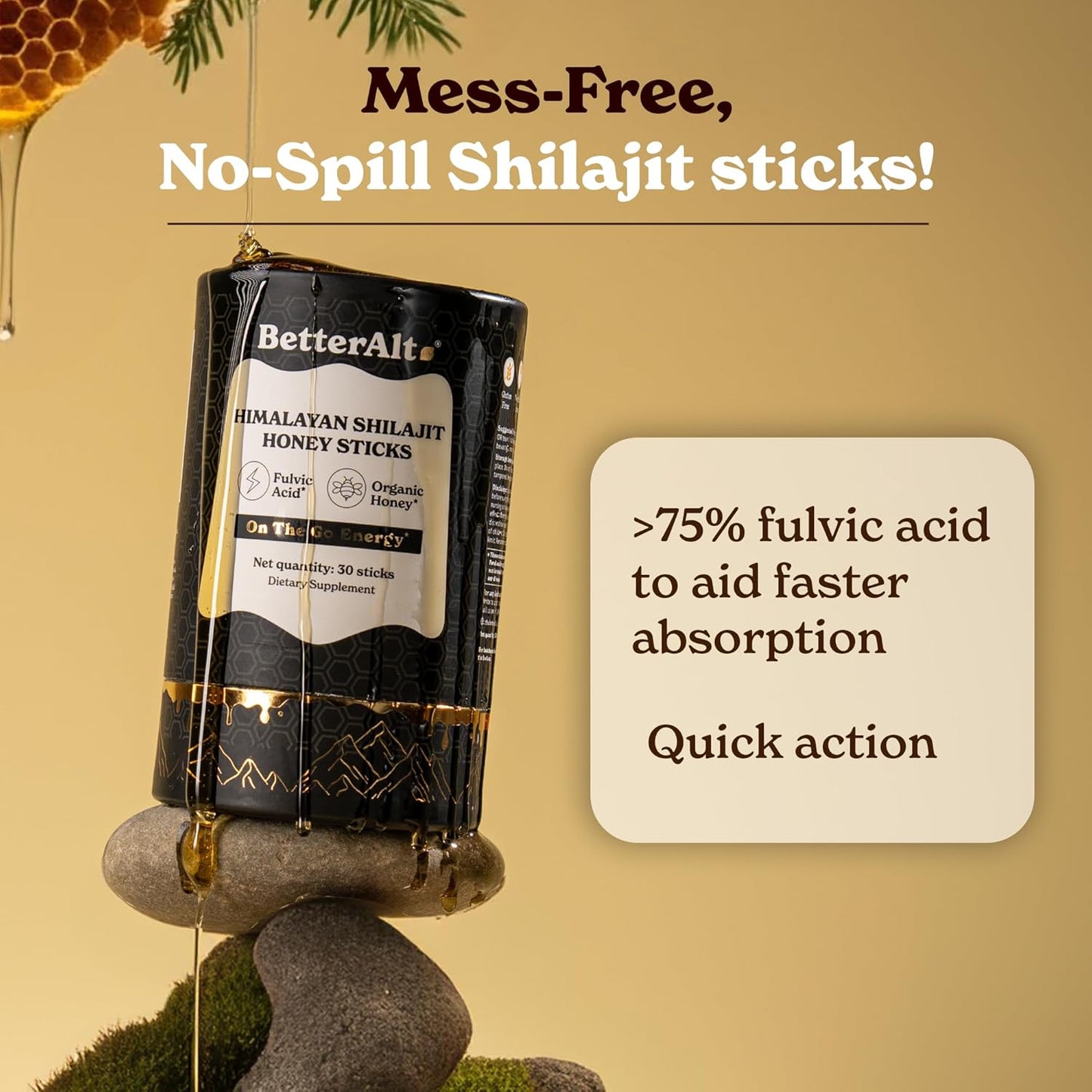 Shilajit honningpinde