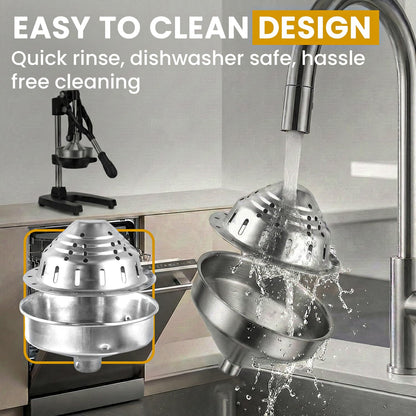FENEIX Heavy-Duty Cast Iron Manual Citrus Juicer - Black - product image 5