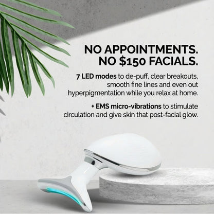 Multifunktionel 7-i-1 ansigts- og nakkemassageapparat