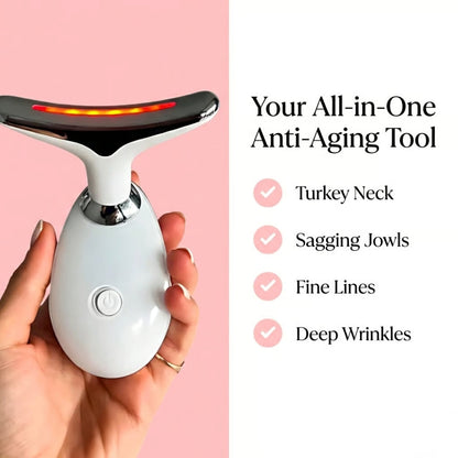 Multifunktionel 7-i-1 ansigts- og nakkemassageapparat