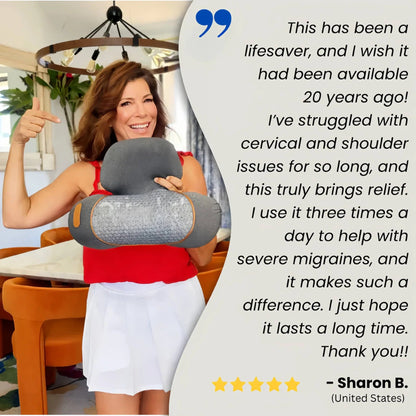 3-i-1 nakkemassagepude